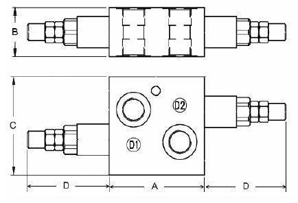 Dual Line Cross Relief