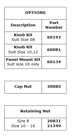 Adjustment Controls