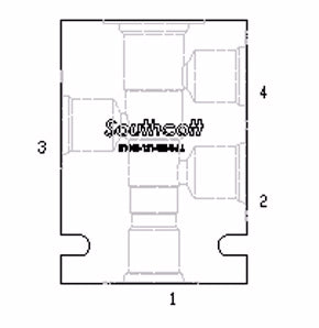 4 Port Bodies for Cartridge Valves