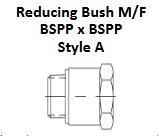 Reducing Bush M/F BSPP x BSPP (A)