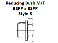 Reducing Bush M/F BSPP x BSPP (B)