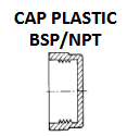 Caps Plastic suit BSP, NPT