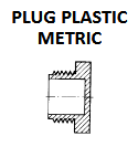 Plug Plastic suit Metric