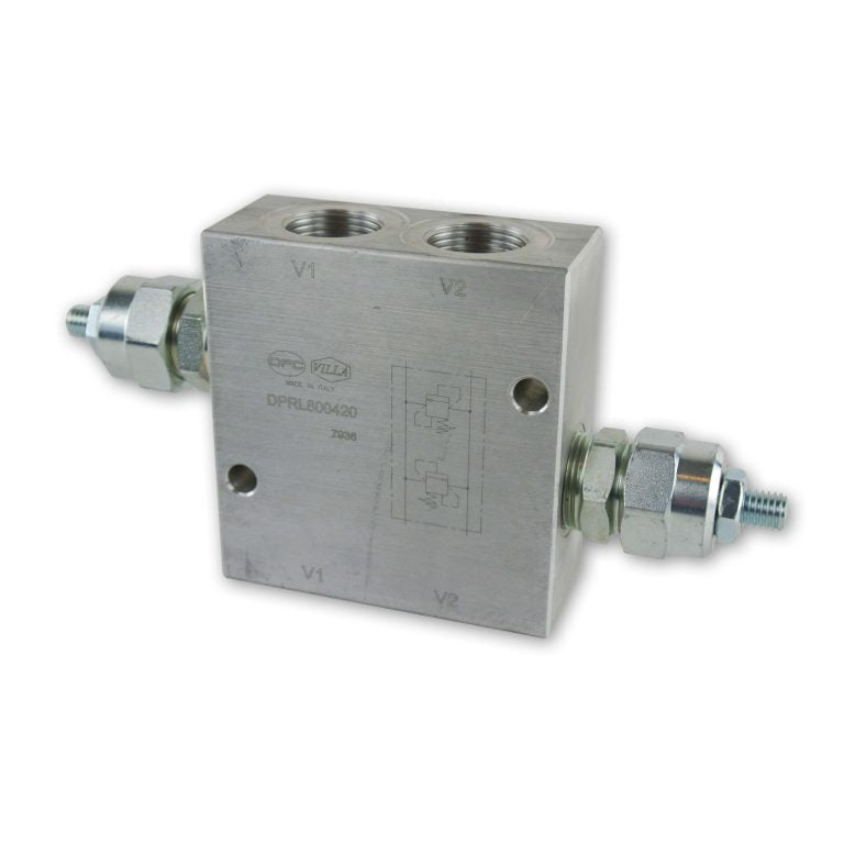 VBDC/DPRL Series Dual Cross Line Relief Valve Direct Acting