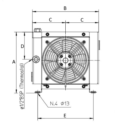 2000KBV Series Oil Coolers