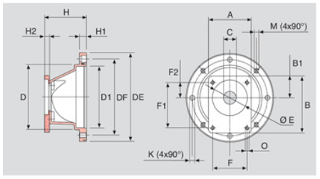 Bell Housings - Euro Mount Pump