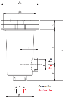 Tank Top Filter HF595