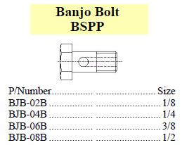 Banjo Bolt BSPP