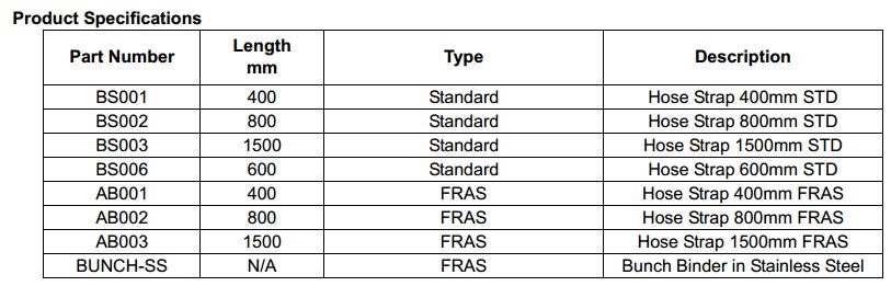 Hose Strap Standard