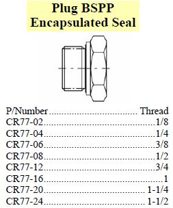 Plug BSPT Encapsulated