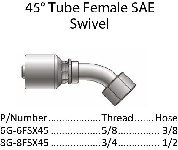 G Series SAE 45 Female