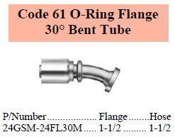 GSM Series SAE O-Ring 30 C61 Flange