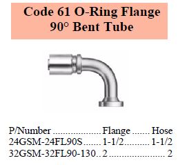 GSM Series SAE O-Ring 90 C61 Flange