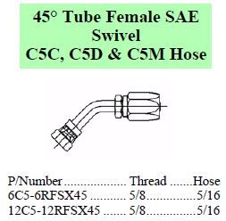 C5 SAE 45 Female