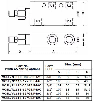 VOSL/V1116 Series