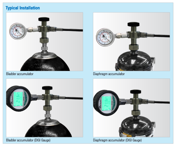 Universal Accumulator Charging Kits