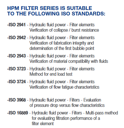 HPM Series High Pressure Inline FilterAssembly